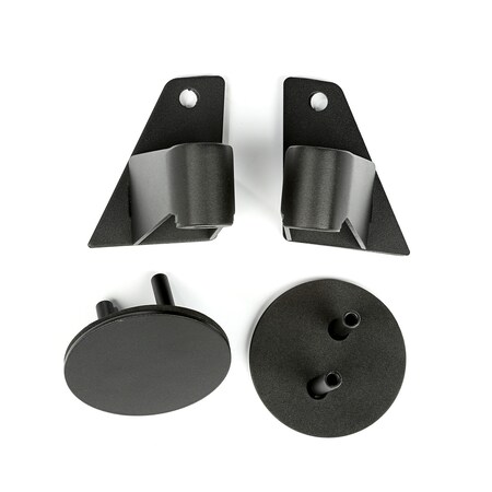 Rugged Ridge 07-15 WRANGLER MIRROR RELOCATION BRACKETS, TEXTURED BLACK 11025.07
